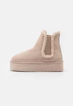 Ботильоны на платформе LEATHER Even&Odd, цвет beige