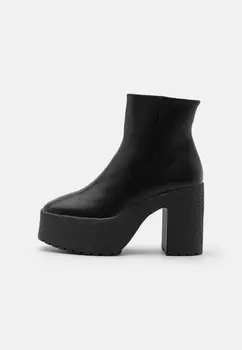Ботильоны на платформе Milan RAID, черный