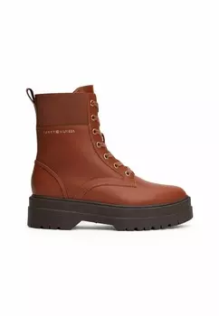 Ботильоны на платформе MONOGRAM CLEAT Tommy Hilfiger, коричневый