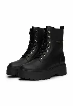 Ботильоны на платформе MONOGRAM CLEAT Tommy Hilfiger, черный