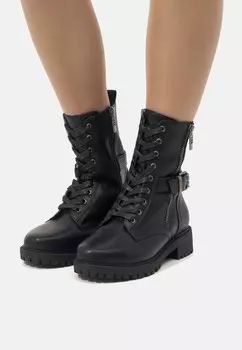 Ботильоны на платформе mtng, черный