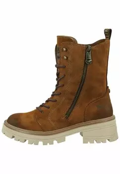 Ботильоны на платформе Mustang, nussbraun