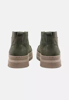 Ботильоны на платформе Natural World, оливковый