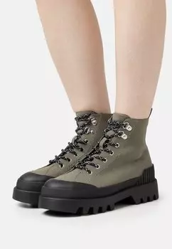 Ботильоны на платформе Onlbuzz ONLY SHOES, хаки