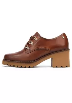 Ботильоны на платформе Pikolinos с круглым носком, коричневый