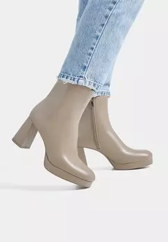 Ботильоны на платформе PULL&BEAR, белый