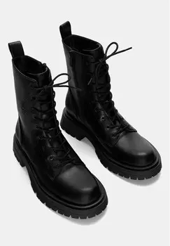 Ботильоны на платформе PULL&BEAR, черный