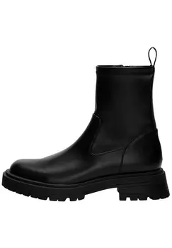 Ботильоны на платформе PULL&BEAR, черный