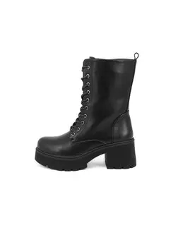 Ботильоны на платформе Queen Helena, черный