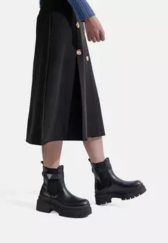Ботильоны на платформе Queen Helena, черный