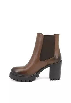 Ботильоны на платформе Queen Helena, коричневый