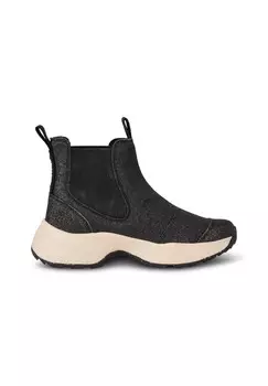 Ботильоны на платформе SILJE GLITTER Woden, черный