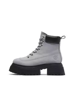 Ботильоны на платформе Sky Timberland, цвет quarry