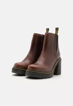 Ботильоны на платформе SPENCE Dr. Martens, темно-коричневый