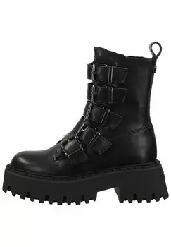 Ботильоны на платформе Steve Madden, черная кожа o