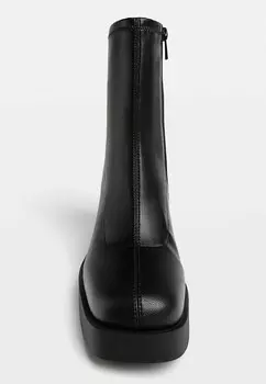 Ботильоны на платформе Stradivarius, черный