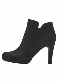 Ботильоны на платформе Tamaris, цвет Black Glam