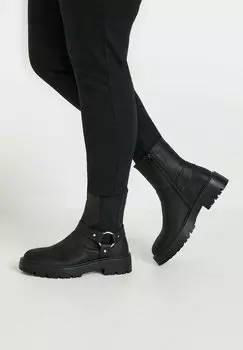 Ботильоны на платформе WIDE FIT Yours Clothing, антрацит