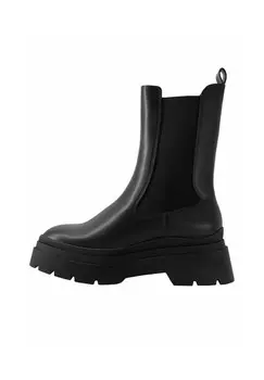 Ботильоны на платформе WITH TRACK Bershka, черный