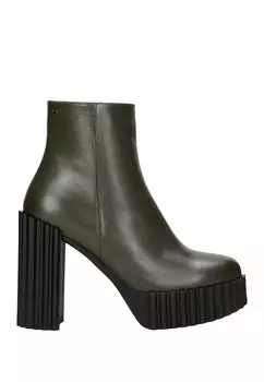 Ботильоны на платформе Wojas, зеленый