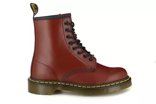Ботильоны на плоской подошве 1460 Dr. Martens, бордовый