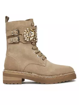 Ботильоны на плоской подошве Alma En Pena, бежевый