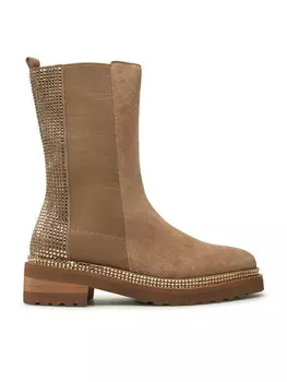 Ботильоны на плоской подошве Alma En Pena, бежевый