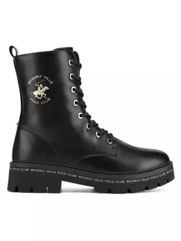 Ботильоны на плоской подошве Beverly Hills Polo Club, черный