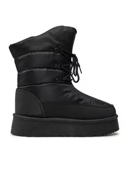 Ботильоны на плоской подошве Big Star Shoes, черный