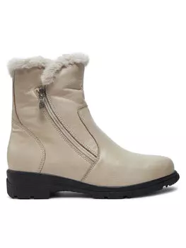 Ботильоны на плоской подошве Caprice, экрю