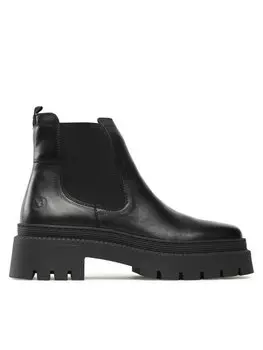 Ботильоны на плоской подошве Caprice, черный