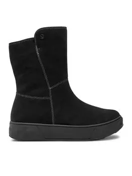 Ботильоны на плоской подошве Caprice, черный