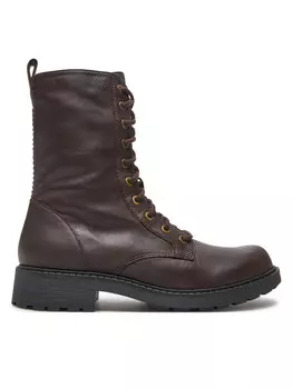 Ботильоны на плоской подошве Clarks, коричневый