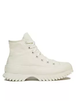 Ботильоны на плоской подошве Converse, экрю