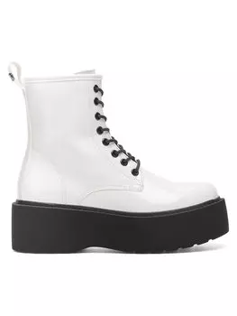 Ботильоны на плоской подошве DeeZee, белый