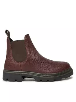 Ботильоны на плоской подошве ECCO, коричневый