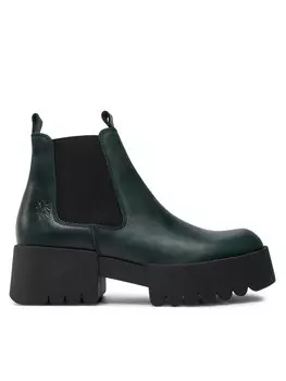 Ботильоны на плоской подошве Fly London, зеленый