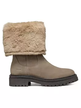 Ботильоны на плоской подошве Geox, бежевый