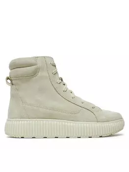 Ботильоны на плоской подошве Geox, серый