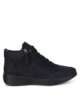 Ботильоны на плоской подошве Go Soft, темно-синий