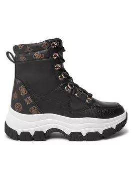 Ботильоны на плоской подошве Guess, черный