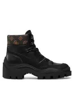 Ботильоны на плоской подошве Guess, черный