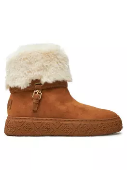 Ботильоны на плоской подошве Guess, коричневый