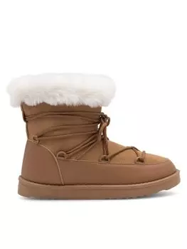 Ботильоны на плоской подошве JENNY, коричневый