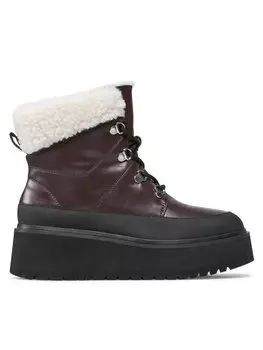 Ботильоны на плоской подошве JENNY, коричневый