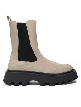 Ботильоны на плоской подошве Juicy Couture, бежевый