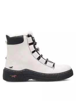 Ботильоны на плоской подошве Mustang, белый