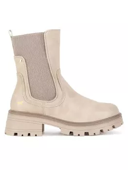 Ботильоны на плоской подошве Mustang, бежевый