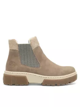 Ботильоны на плоской подошве Rieker, бежевый