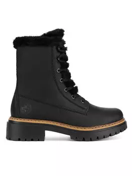 Ботильоны на плоской подошве Rieker, черный